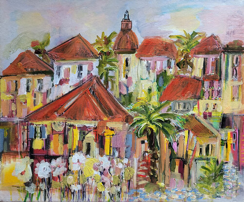 L'effet pittoresque by Muriel Cayet, Painting for Sale on Singulart