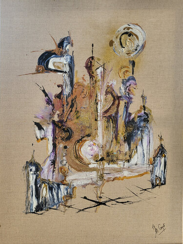Tsarskoie Selo Touraine di Muriel Cayet, Pittura in vendita su Singulart