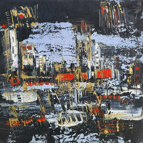 La protectrice des voyageurs par Muriel Cayet, Peinture en vente sur Singulart