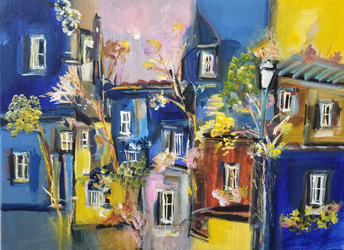 Intime dans sa manière von Muriel Cayet, Malerei kaufen auf Singulart