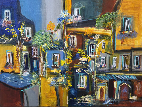 Une puissante charge affective di Muriel Cayet, Pittura in vendita su Singulart