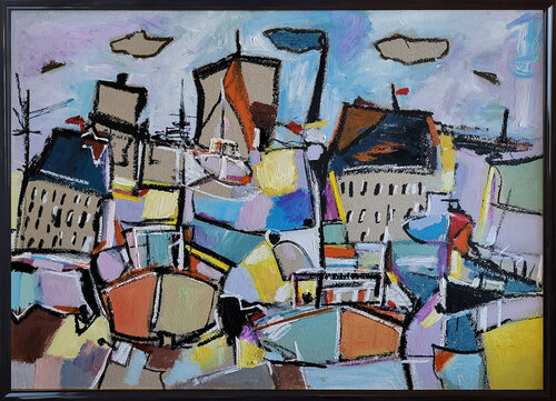 Entretenir la pensée van Muriel Cayet, Schilderij te koop op Singulart