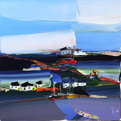 Paysage-panacée di Muriel Cayet, Pittura in vendita su Singulart