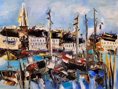 Les intemporels van Muriel Cayet, Schilderij te koop op Singulart