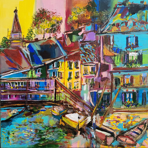 La partie immortelle du temps van Muriel Cayet, Schilderij te koop op Singulart