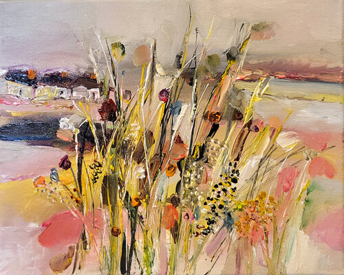 Au pays des mille étangs I van Muriel Cayet, Schilderij te koop op Singulart