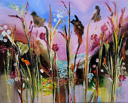 Un territoire si magnifique di Muriel Cayet, Pittura in vendita su Singulart