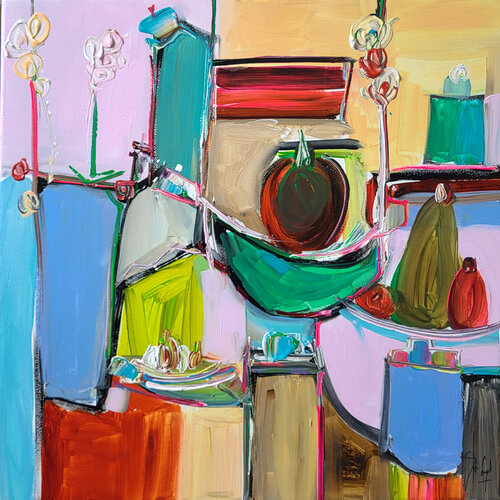 Still Life Landscape von Muriel Cayet, Malerei kaufen auf Singulart