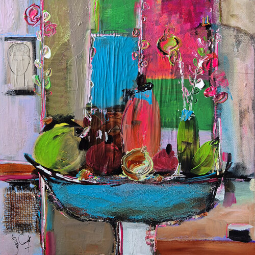 Tous les souvenirs et tous les rêves di Muriel Cayet, Pittura in vendita su Singulart