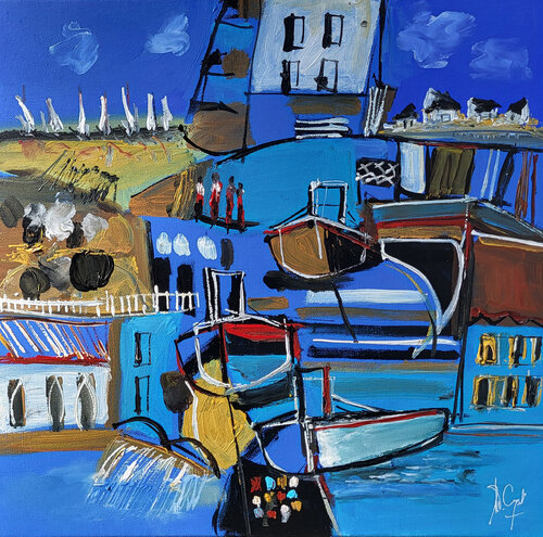 L'impression est polychrome Muriel Cayet