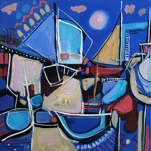 Jeu d'amarrages Muriel Cayet