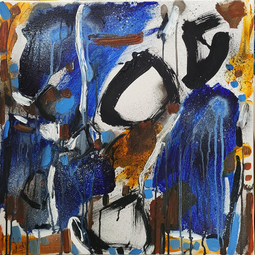 Pays de Delft - En exclusivité sur SINGULART by Muriel Cayet, Painting for Sale on Singulart