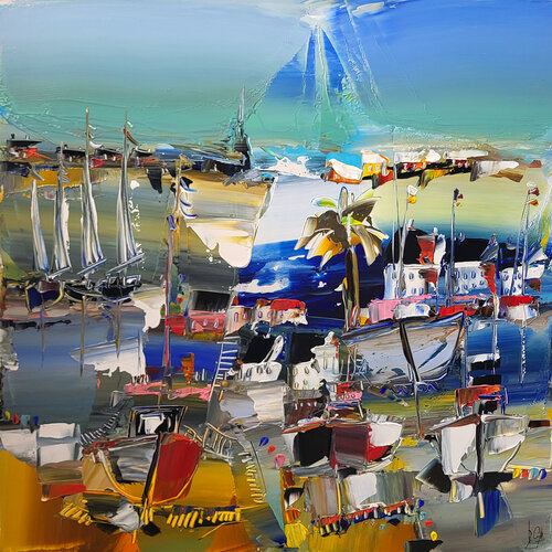 Pays de lumière von Muriel Cayet, Malerei kaufen auf Singulart