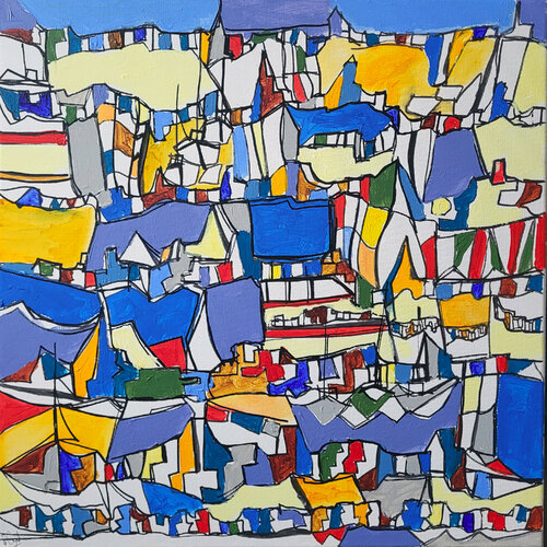 Pays ternaire van Muriel Cayet, Schilderij te koop op Singulart