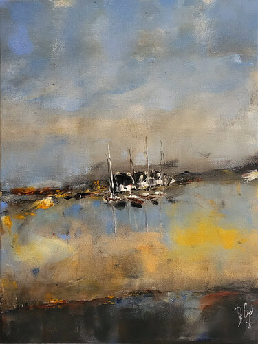 Il y a plusieurs lumières dans mon jour di Muriel Cayet, Pittura in vendita su Singulart