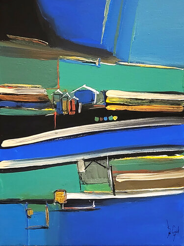 Panorama septentrional by Muriel Cayet, Painting for Sale on Singulart