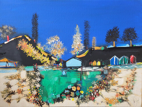 Paysage du dénouement van Muriel Cayet, Schilderij te koop op Singulart