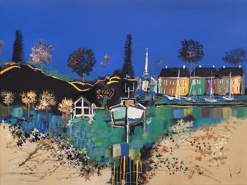 Le sens spirituel di Muriel Cayet, Pittura in vendita su Singulart