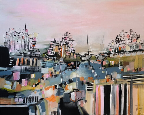 Le temps a la journée von Muriel Cayet, Malerei kaufen auf Singulart