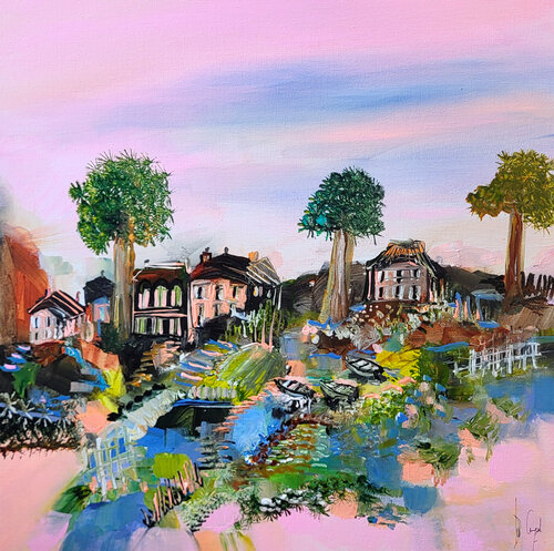 Une qualité de présence di Muriel Cayet, Pittura in vendita su Singulart