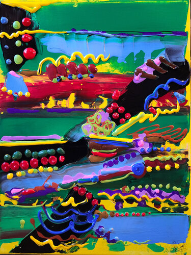 A la recherche de la source par Muriel Cayet, Peinture en vente sur Singulart