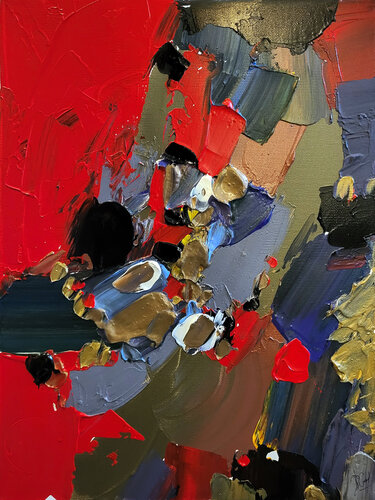 Se lier par les rimes par Muriel Cayet, Peinture en vente sur Singulart