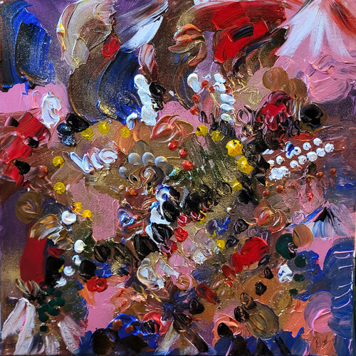 Un appui de velours par Muriel Cayet, Peinture en vente sur Singulart