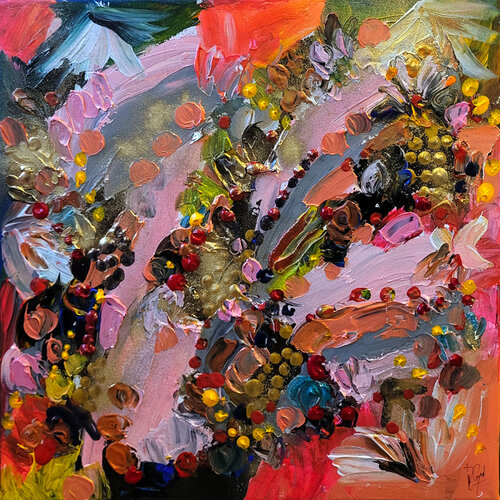 Découvrir un secret par Muriel Cayet, Peinture en vente sur Singulart