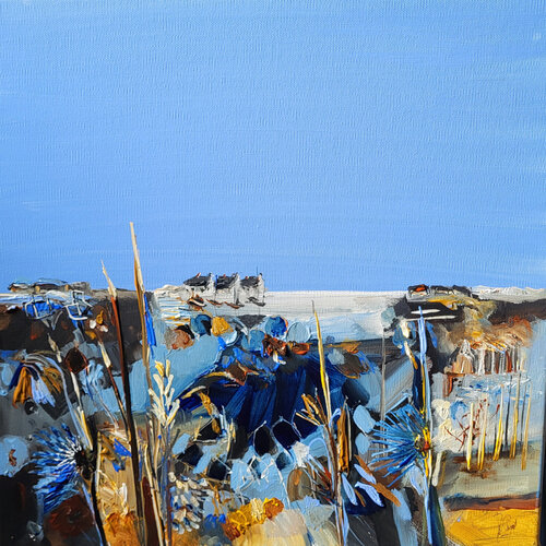 Un toujours de ciel bleu von Muriel Cayet, Malerei kaufen auf Singulart