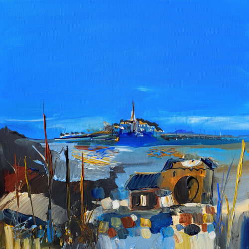 Près des lointains bleus Muriel Cayet