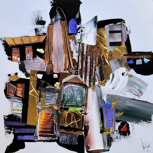 Un récit d'origine by Muriel Cayet, Painting for Sale on Singulart