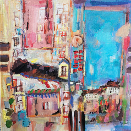 Où s'ancre son chemin - En exclusivité sur SINGULART di Muriel Cayet, Pittura in vendita su Singulart