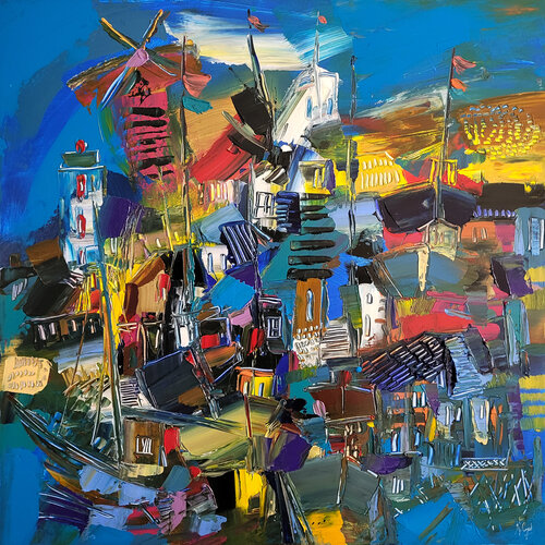 Le pays des confidences di Muriel Cayet, Pittura in vendita su Singulart