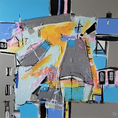 L'écrin des jours d'été di Muriel Cayet, Pittura in vendita su Singulart