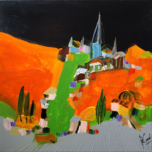 Harmonie Valentino by Muriel Cayet, Painting for Sale on Singulart