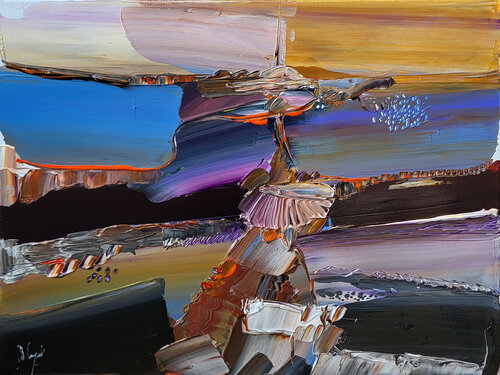 La matière du temps présent di Muriel Cayet, Pittura in vendita su Singulart