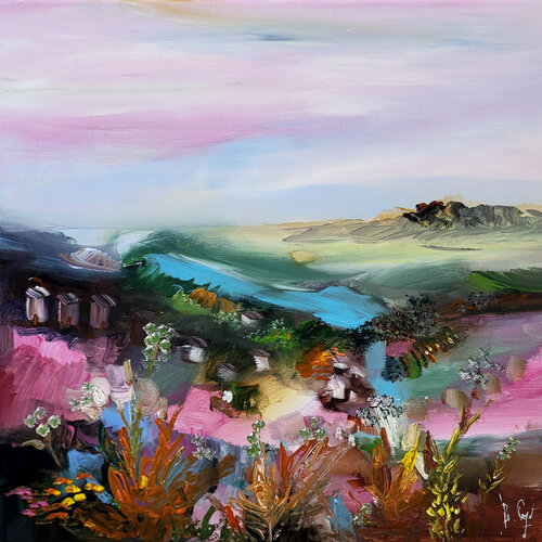 Une histoire plus claire by Muriel Cayet, 회화 for Sale on Singulart