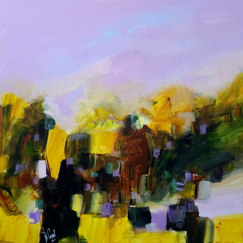 Un jour promis de sa nuit di Muriel Cayet, Pittura in vendita su Singulart