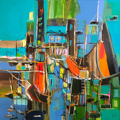 Habiter les silences intérieurs par Muriel Cayet, Peinture en vente sur Singulart