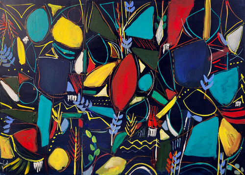 Une énergie superlative di Muriel Cayet, Pittura in vendita su Singulart