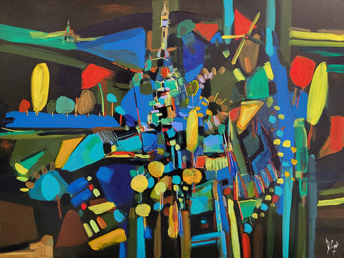 Les espaces références von Muriel Cayet, Malerei kaufen auf Singulart