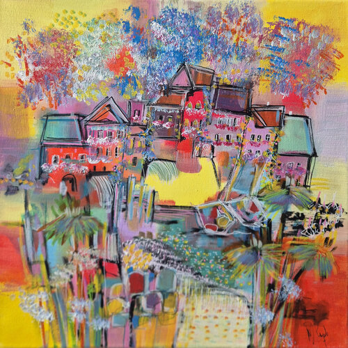 Miramare van Muriel Cayet, Schilderij te koop op Singulart