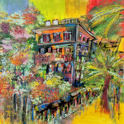 Le Châtelet by Muriel Cayet, Painting for Sale on Singulart