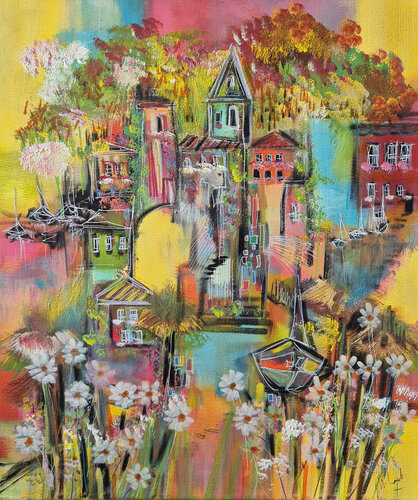 Ce que chante la peinture di Muriel Cayet, Pittura in vendita su Singulart