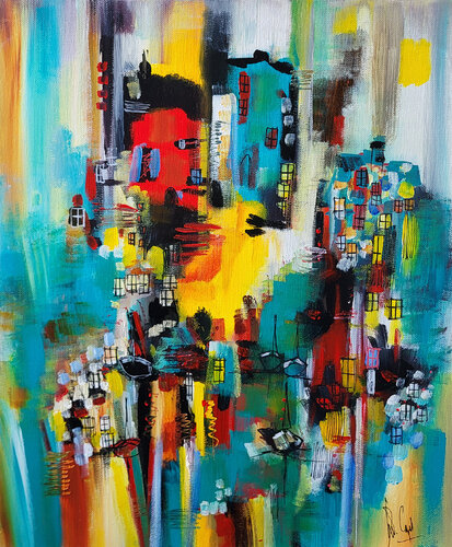 Les sœurs de midi di Muriel Cayet, Pittura in vendita su Singulart