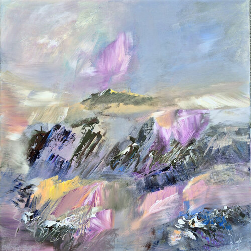 Un vent mauve van Muriel Cayet, Schilderij te koop op Singulart