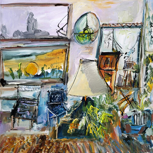 Echapper aux espaces van Muriel Cayet, Schilderij te koop op Singulart