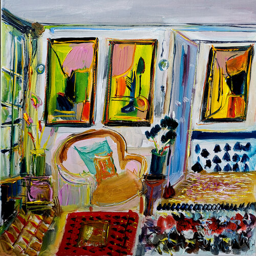 Une chronique du beau temps de Muriel Cayet, Pintura a la venta en Singulart