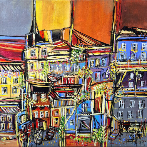 La surface historiée von Muriel Cayet, Malerei kaufen auf Singulart