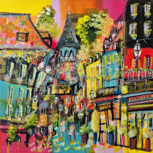 Ar Straed di Muriel Cayet, Pittura in vendita su Singulart